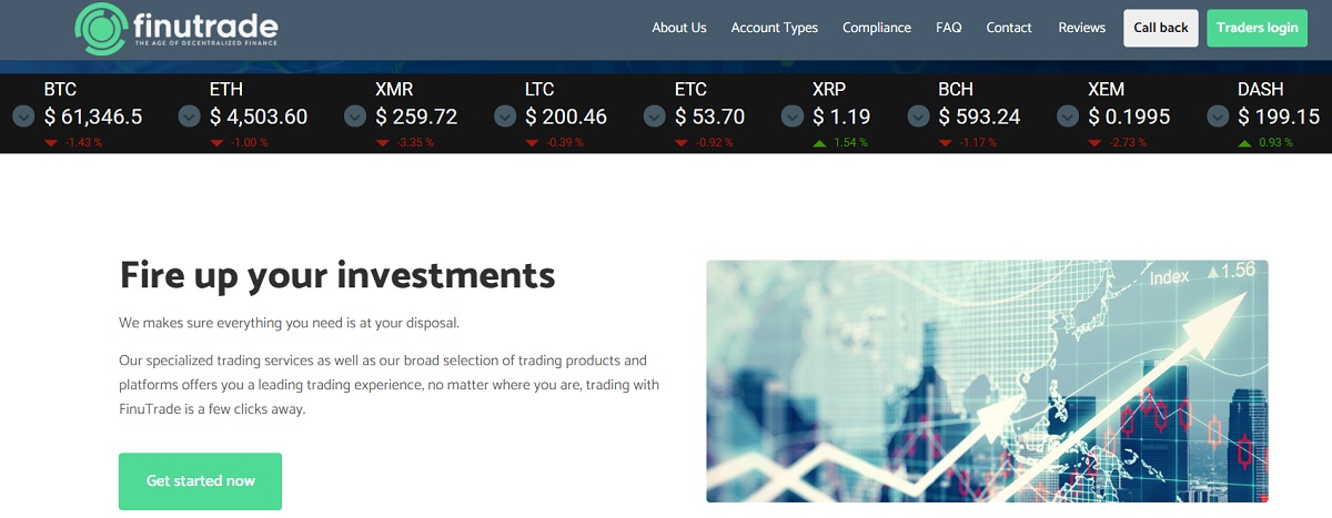 FinuTrade Le permite diversificar