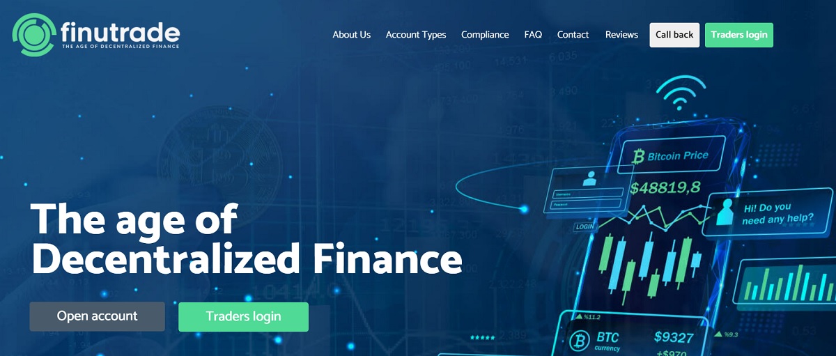 FinuTrade página principal